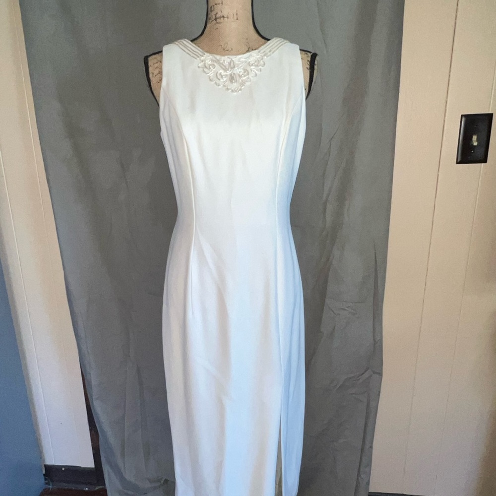 Cream color gown